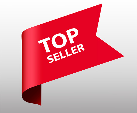red flat sale web banner for top seller