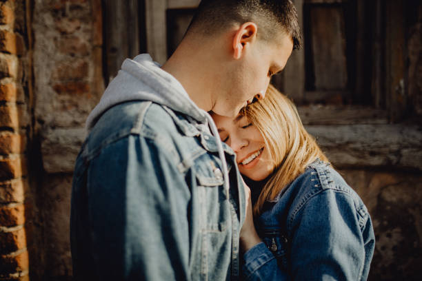 istock She feels safe in his arms 1397259316