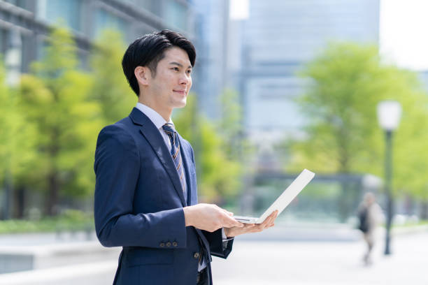 istock Businessman in the office district 1397275261