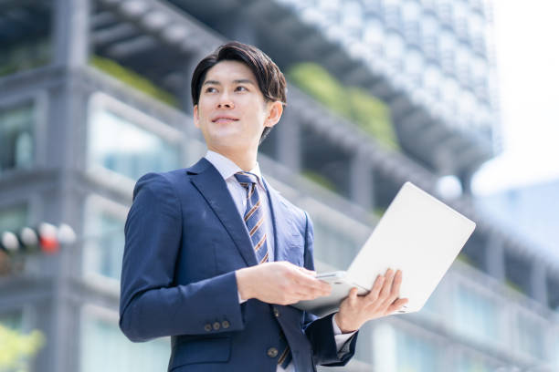 istock Businessman in the office district 1397275478