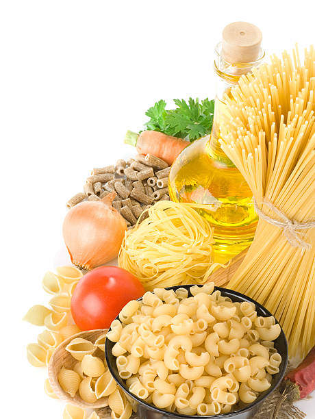 istock raw pasta and healthy food 139727766