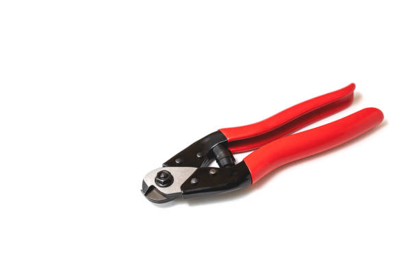 istock Insulated wire cable cutter on white background 1397281691