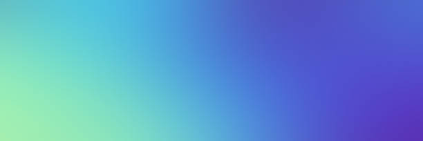 istock Soft gradient Banner with Smooth Blurred blue green neon colors 1397283779