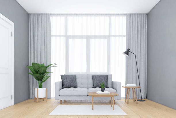 istock Minimalist living room 1397286295