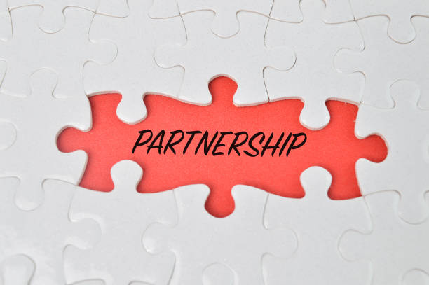 istock Jigsaw puzzle with word PARTNERSHIP. Business concept. 1397288914