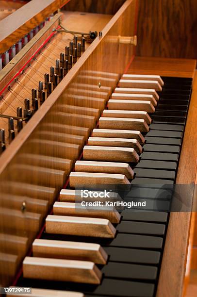 Foto de Harpsichord Teclado e mais fotos de stock de Cravo - Instrumento de tecla - Cravo - Instrumento de tecla, Antigo, Antiguidade