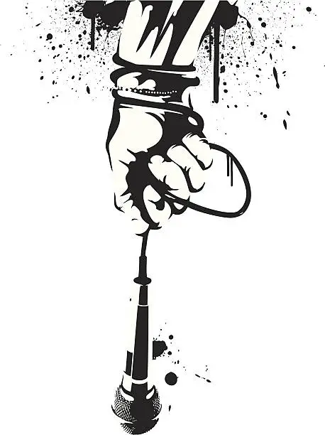 Vector illustration of The Mic is Mine