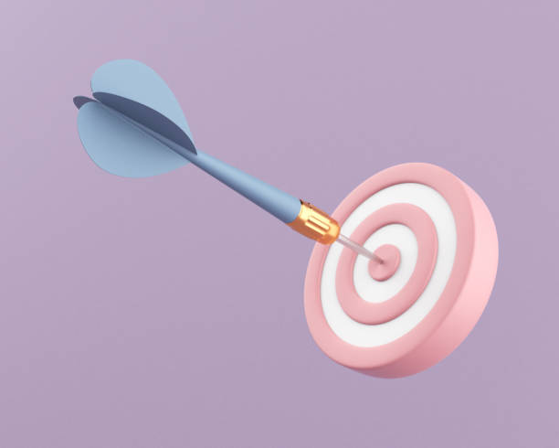 istock Dart Hit to Center of Dartboard 1397302528