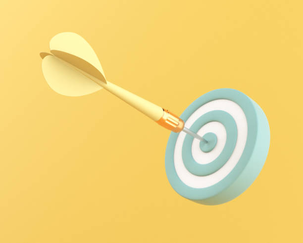istock Dart Hit to Center of Dartboard 1397302529