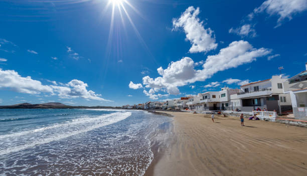 7 februar 2022 playa ojos de garza kanarische spanien - open stock-fotos und bilder