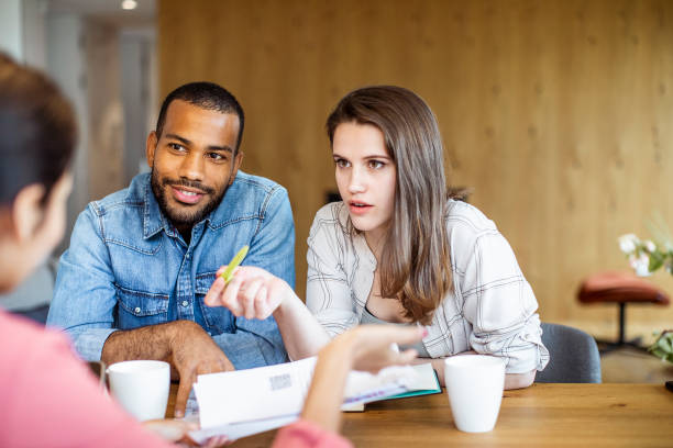 istock Young couple planning their finances together 1397308958