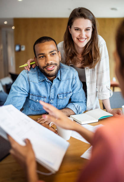 istock Young couple planning their finances together 1397310131