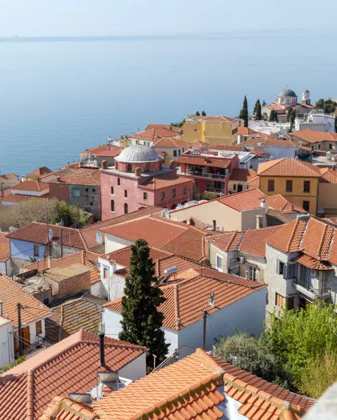 Photo of Overview of the old town of Kavala, Macedonia, Greece.