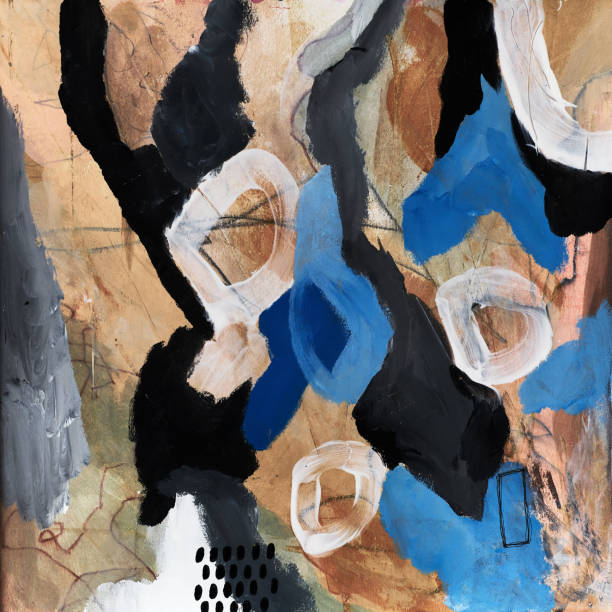 istock Abstract background from the smears of acrylic paint. Mixing multicolored oil paint. Textured arrangements. Abstract modern print . Deco art. Poster. 1397322904