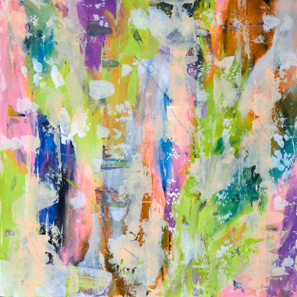istock Abstract background from the smears of acrylic paint. Mixing multicolored oil paint. Textured arrangements. Abstract modern print . Deco art. Poster. 1397323000