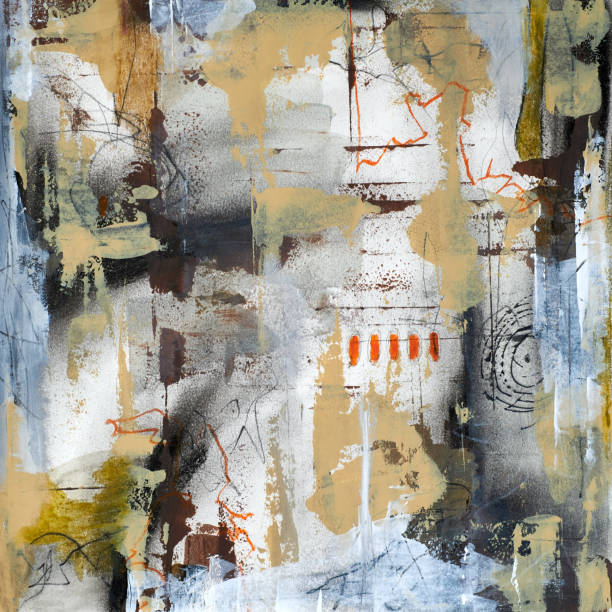 istock Abstract background from the smears of acrylic paint. Mixing multicolored oil paint. Textured arrangements. Abstract modern print . Deco art. Poster. 1397323050