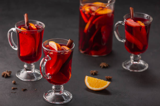 istock Traditional alcoholic Christmas drink  mulled wine 1397324562