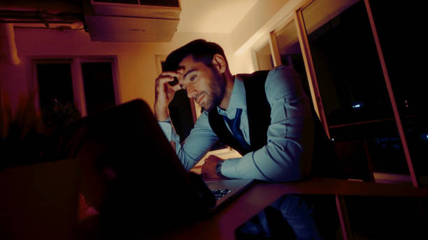 istock Employees work until they have headaches and are tired at night. 1397325498