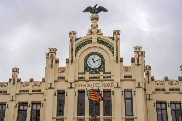 istock Valencia spain station historic building 1397326818
