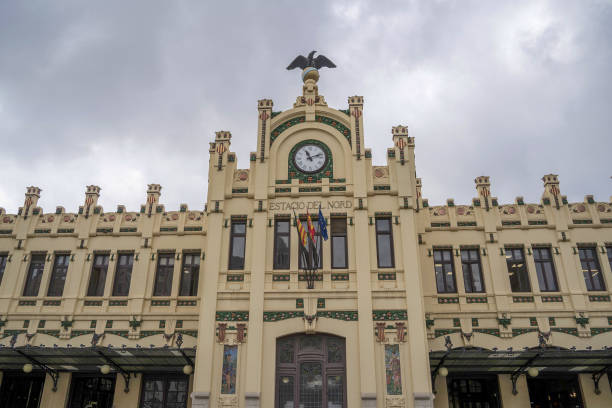 istock Valencia spain station historic building 1397326861