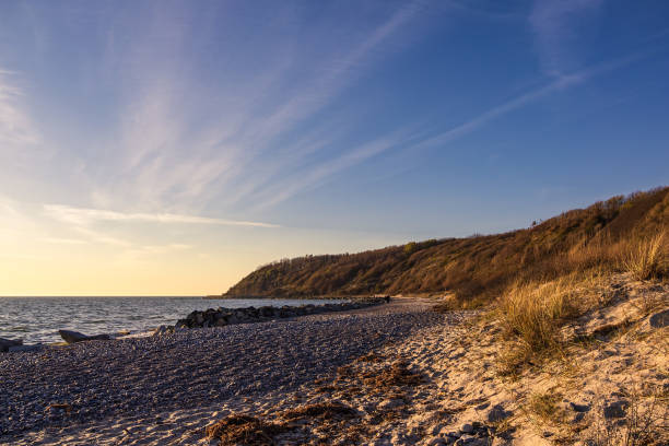 Beach in Kloster on the island Hiddensee, Germany.