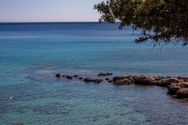 istock Rocks in the water, Chalki island 1397339743