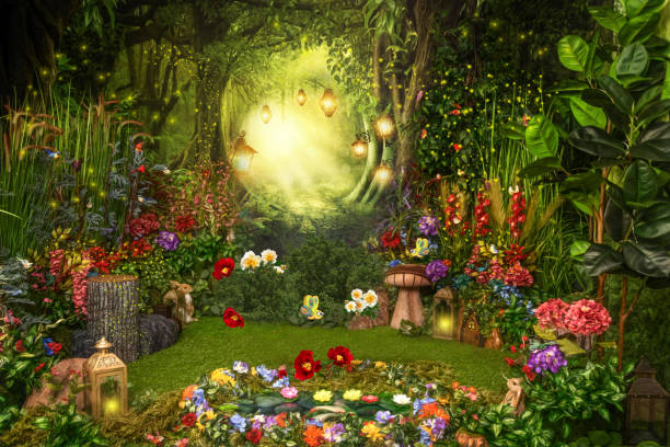 istock Fantasy fairy tale Background for the fairy tale 1397346766