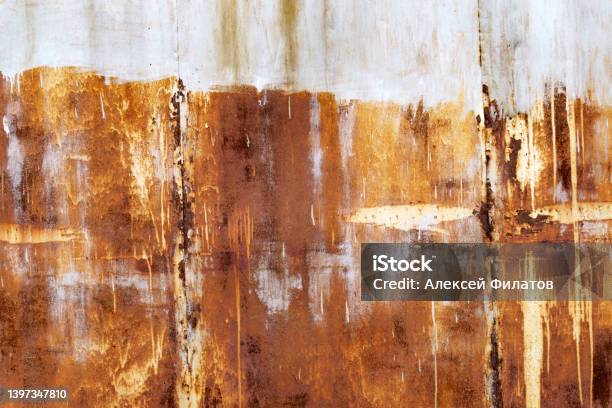 Metallic Rough Rust Texture Background Applicable In Modern Home Decor Stock Photo - Download Image Now