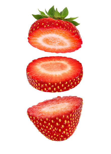 istock strawberry sliced isolated on white 1397352125