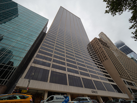 New York, USA - June 19, 2019: Image of the W.R. Grace Building in New York City.