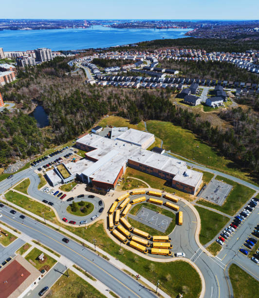 istock Aerial View of School 1397364128