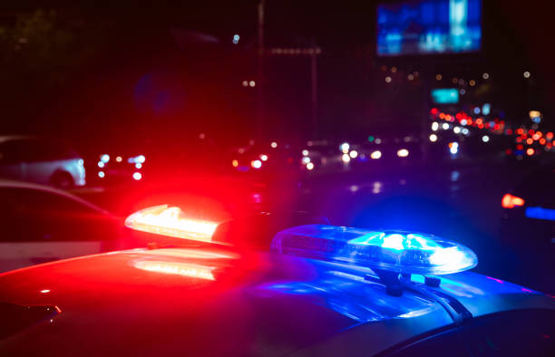 istock police car in street 1397365048