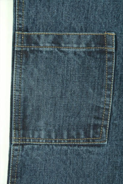 istock Side Pocket Of Blue Denim Jeans.  Close Up. 1397367282