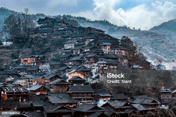 Miao Village Stock Photo - Download Image Now - Guizhou Province, China - East Asia, Landscape - Scenery