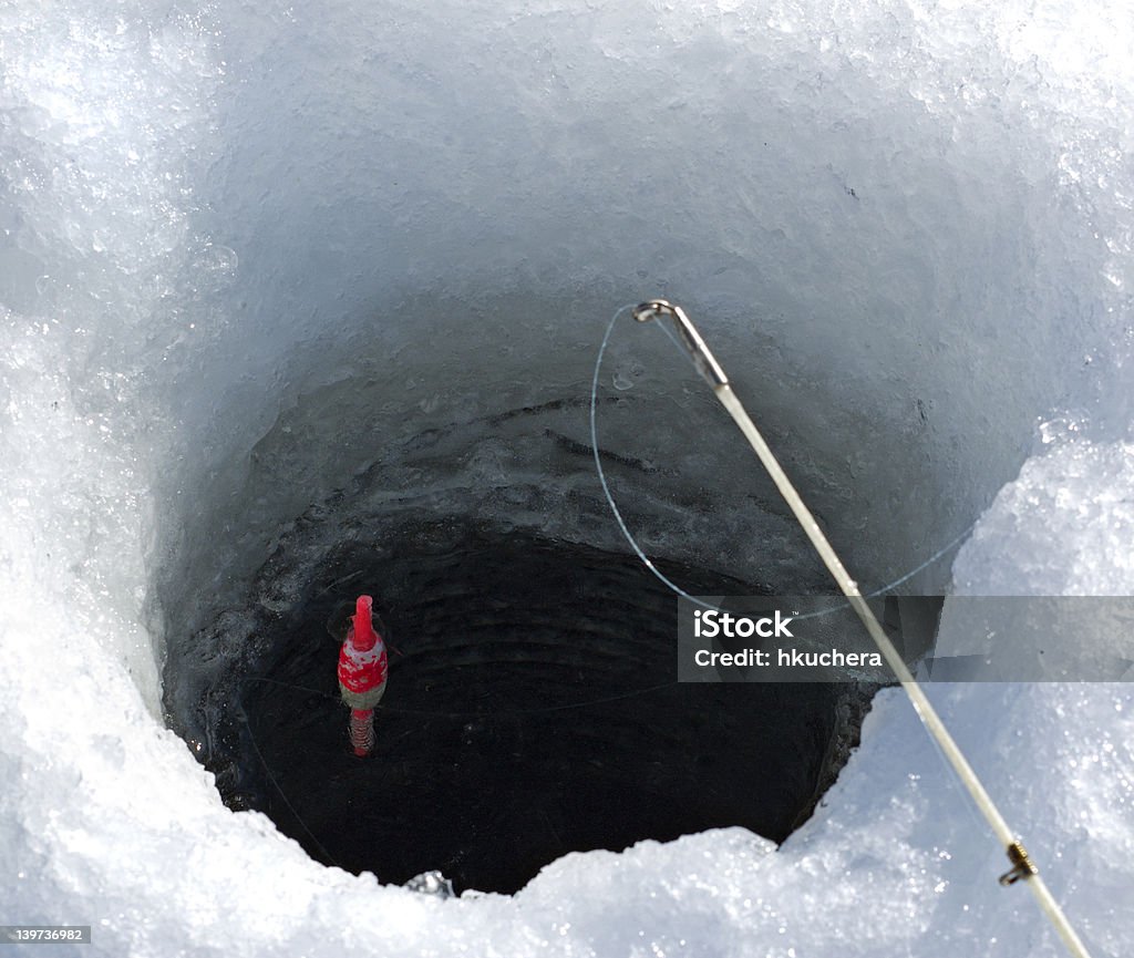 Ligne dans le trou - Photo de Minnesota libre de droits