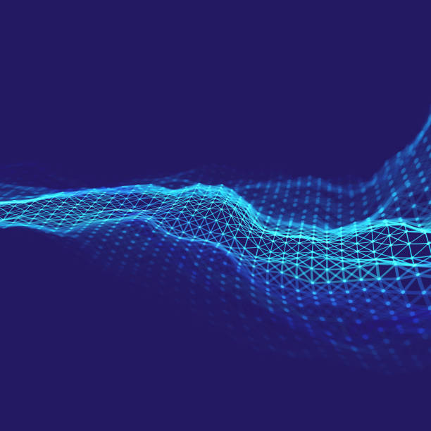 mesterséges intelligencia kommunikációs hálózat. digitális tudománytechnológiai koncepció. üzleti hálózat vektor illusztrációja - szinapszis témájú stock illusztrációk