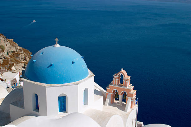 Kirche, und Oia auf Santorini – Foto