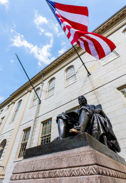George Washington Statue in Boston, Massachusetts, USA
