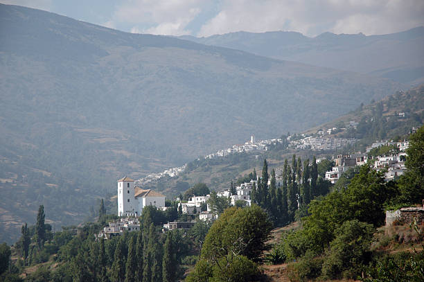 Villages in the Sierra Nevada stock photo