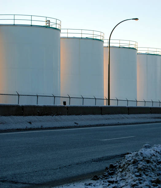 Oil tanks in Montreal