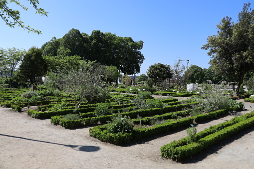 Les jardins de l'évéché, city of Limoges, department of Haute Vienne, France