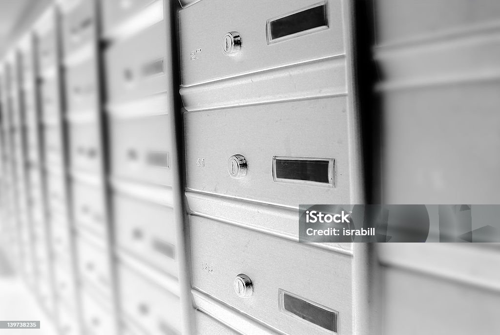 Ściany mail boxes - Zbiór zdjęć royalty-free (Biuro)