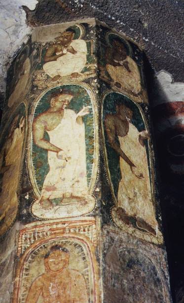 View of Ajanta Caves, India, 2000