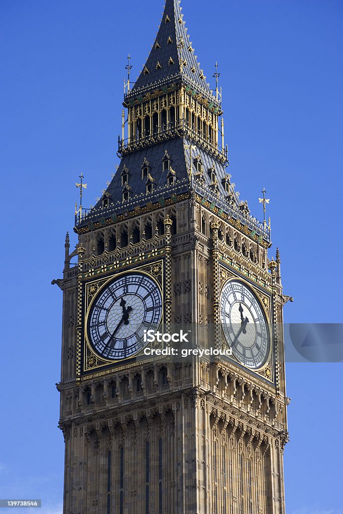 Torre do relógio, o Parlamento - Foto de stock de Arquitetura royalty-free