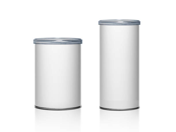 istock Cans packaging for snack product like potato chips or peanuts. Ready For Your Design 1397387795