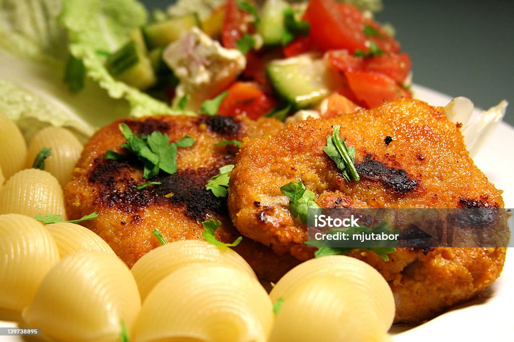 schnitzel vienense (escalope - Royalty-free Alemanha Foto de stock