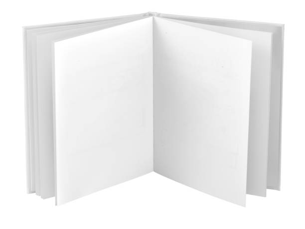 istock close up of a blank white book on white background 1397389015