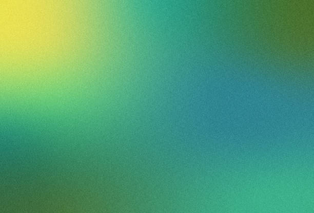 Abstract grainy green gradient background. Bright stylish design.