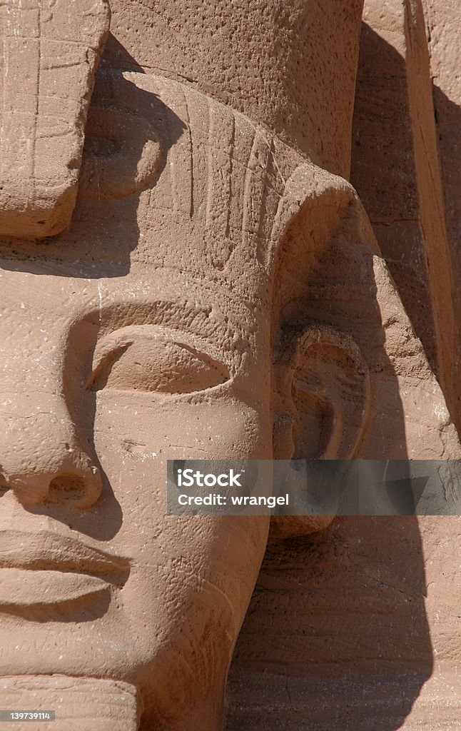 Pharao Ramses II. - Lizenzfrei Abu Simbel Stock-Foto