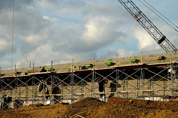 solar de construcción - conctete masonary unit fotografías e imágenes de stock